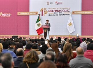 Atiende Gobernadora Delfina Gómez Álvarez rubros de agua, seguridad, movilidad y bienestar para el Valle de México