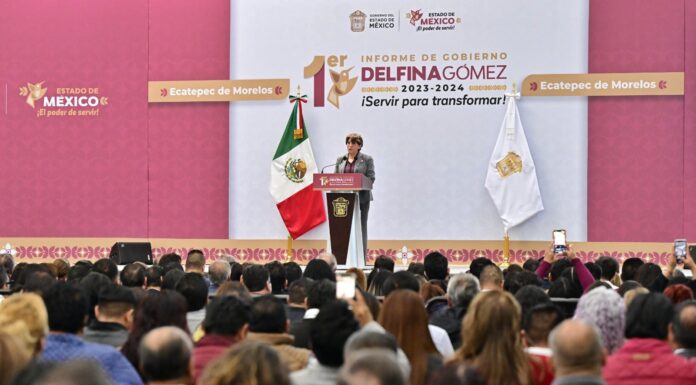 Atiende Gobernadora Delfina Gómez Álvarez rubros de agua, seguridad, movilidad y bienestar para el Valle de México