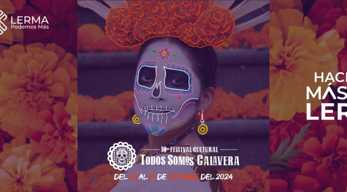 Anuncian el 10° Festival Cultural “Todos Somos Calavera” Lerma 2024; incluye cerca de 50 actividades gratuitas