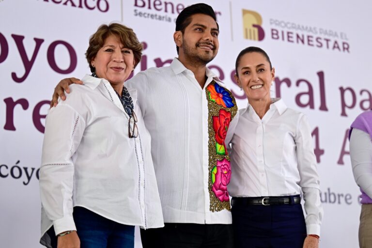 Buscan justicia social para el Oriente del EdoMéx; Presidenta Claudia Sheinbaum Pardo, Gobernadora Delfina Gómez Álvarez y alcaldes de esa región se reúnen para abatir rezago histórico