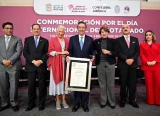 Ahorran mexiquenses 27 millones de pesos con servicios notariales y jurídicos gratuitos: Gobernadora Delfina Gómez Álvarez