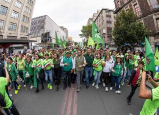 Líder del Verde Ecologista destaca fuerza política