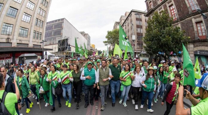 Líder del Verde Ecologista destaca fuerza política