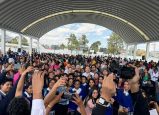 La Presidenta Claudia Sheinbaum y la Gobernadora Delfina Gómez llevan la Beca de Educación “Rita Cetina” al oriente del Estado de México