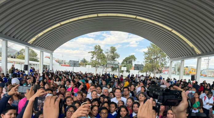 La Presidenta Claudia Sheinbaum y la Gobernadora Delfina Gómez llevan la Beca de Educación “Rita Cetina” al oriente del Estado de México
