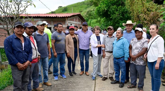 Alista Gobernadora Delfina Gómez Álvarez reubicación de 75 familias afectadas por las lluvias en Tejupilco
