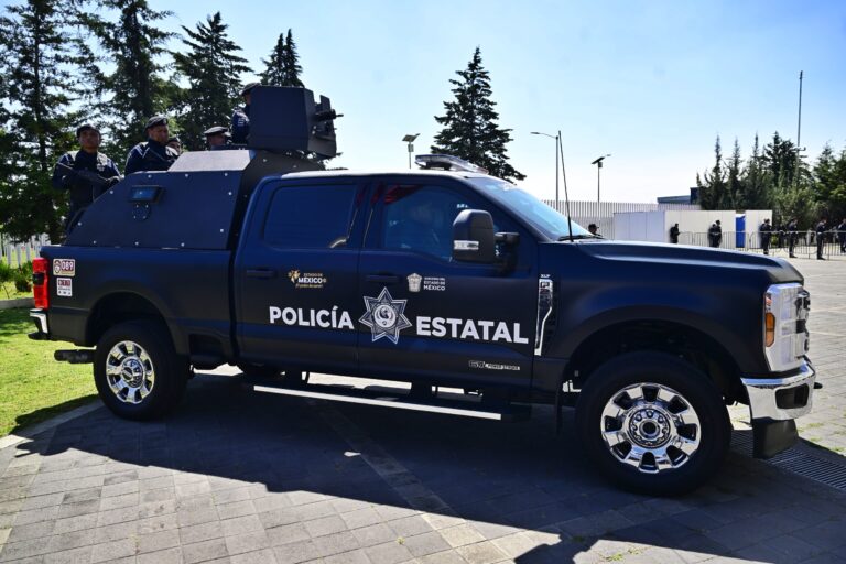 Fortalecerá GEM a la Secretaría de Seguridad estatal con equipamiento y vehículos con alta tecnología