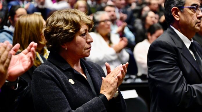 Asiste Gobernadora Delfina Gómez Álvarez al homenaje póstumo de la Diputada federal Ifigenia Martínez en el H. Congreso de la Unión