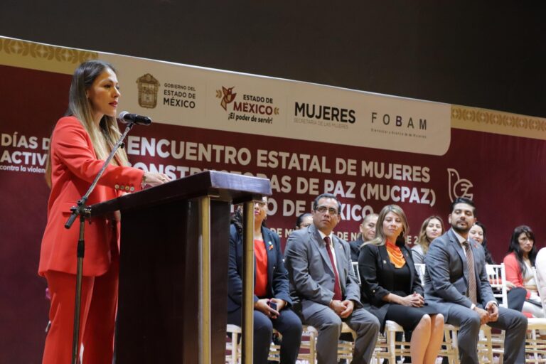 Realiza GEM el Primer Encuentro Estatal de Mujeres Constructoras de Paz, clave para la transformación del EdoMéx