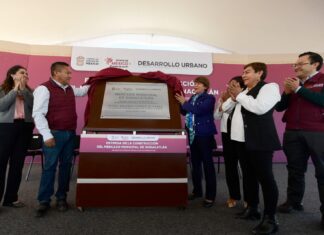 Inaugura Gobernadora Delfina Gómez Álvarez nuevo Mercado Municipal en Xonacatlán; tendrá 21 espacios comerciales para impulsar la economía local