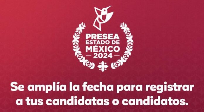 AMPLÍA GEM REGISTRO DE CANDIDATURAS A LA PRESEA EDOMÉX 2024 ¡PARTICIPA, TIENES HASTA EL 15 DE DICIEMBRE!