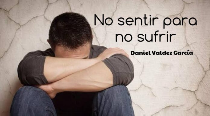 Noveno artículo: Se aprende a no sentir para no sufrir