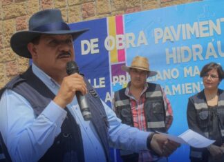 ALISTA ALCALDE DE CALIMAYA INAUGURACIÓN DE PAQUETE DE OBRAS