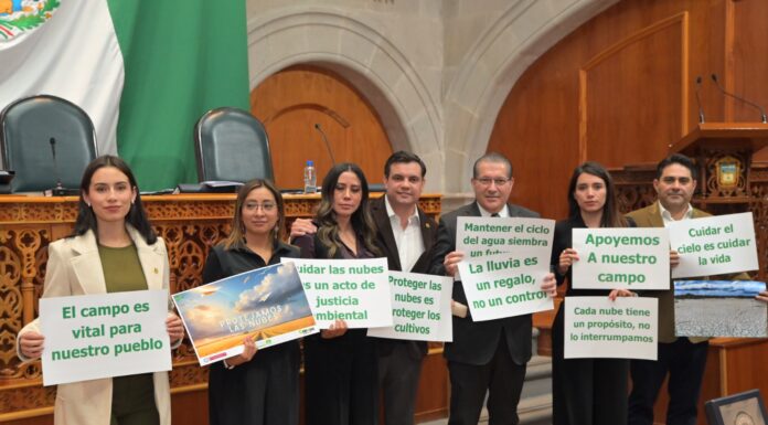 Pide el Partido Verde endurecer sanciones a quien atente contra el ambiente a través del bombardeo de nubes