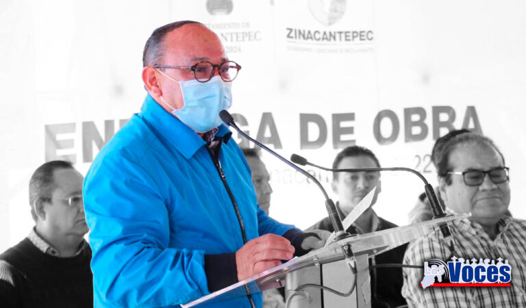 Va por récord de obras alcalde de Zinacantepec