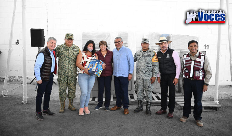 Arranca Gobernadora Delfina Gómez Álvarez entrega de enseres domésticos para 1,800 familias afectadas por las lluvias en Chalco