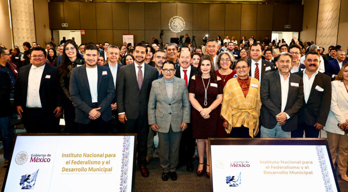 SE REÚNEN ALCALDES DEL PAÍS EN SEGOB PARA HABLAR DEL PROGRAMA 100 PUNTOS DE LA PRESIDENTA SHEINBAUM