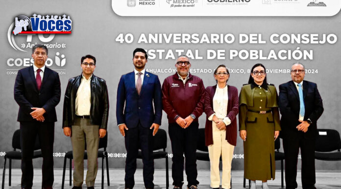 Encabeza Horacio Duarte aniversario del Consejo Estatal de Población
