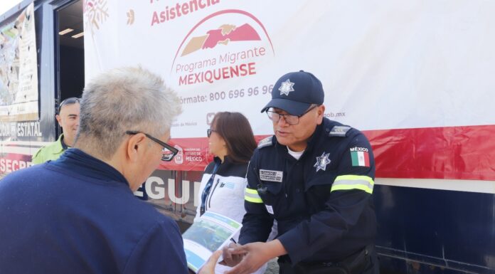 CONTINÚA SSEM OPERATIVO MIGRANTE MEXIQUENSE EN COORDINACIÓN CON ASUNTOS INTERNACIONALES E INSTANCIAS GUBERNAMENTALES