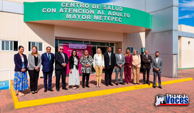 INAUGURA SECRETARÍA DE SALUD ÁREA DE REHABILITACIÓN PARA PERSONAS CON DISCAPACIDAD EN METEPEC