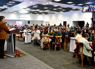 GOBERNADORA DELFINA GÓMEZ ÁLVAREZ SE REÚNE CON MEDIOS DE COMUNICACIÓN; ASEGURA QUE LA LIBERTAD DE EXPRESIÓN ESTÁ GARANTIZADA EN EL ESTADO DE MÉXICO