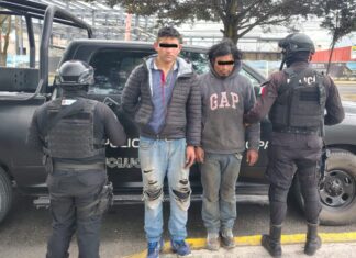 DETIENEN EN TOLUCA A DOS HOMBRES POR PRESUNTOS DELITOS CONTRA LA SALUD DURANTE EL OPERATIVO RASTRILLO