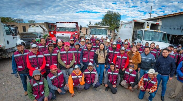 RECONOCE ALCALDESA LABOR DE TRABAJADORES DE LIMPIA EN ACULCO