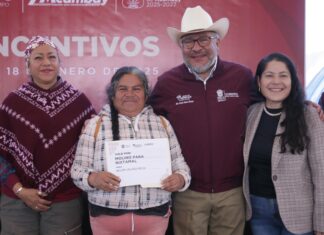 GOBIERNO DE DELFINA GÓMEZ ÁLVAREZ BENEFICIA A PRODUCTORES AGRÍCOLAS DEL NORTE DEL EDOMÉX CON CISTERNAS, MOLINOS Y MOTOBOMBAS