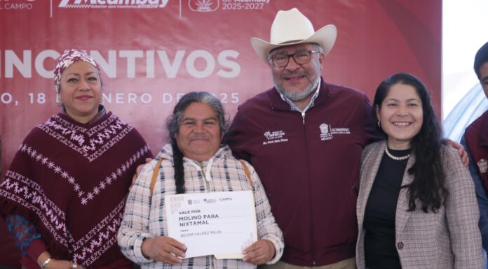 GOBIERNO DE DELFINA GÓMEZ ÁLVAREZ BENEFICIA A PRODUCTORES AGRÍCOLAS DEL NORTE DEL EDOMÉX CON CISTERNAS, MOLINOS Y MOTOBOMBAS