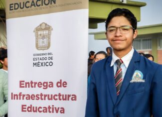 ENTREGA GOBERNADORA DELFINA GÓMEZ ÁLVAREZ OBRAS POR 16.4 MDP EN BENEFICIO DE MÁS DE 2,300 ESTUDIANTES DE TEMOAYA