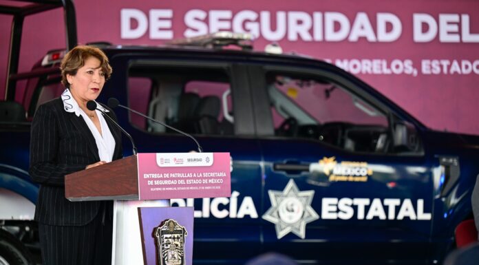 REFUERZA EDOMÉX SEGURIDAD; GOBERNADORA DELFINA GÓMEZ ÁLVAREZ ENTREGA 100 NUEVAS PATRULLAS EQUIPADAS CON ALTA TECNOLOGÍA