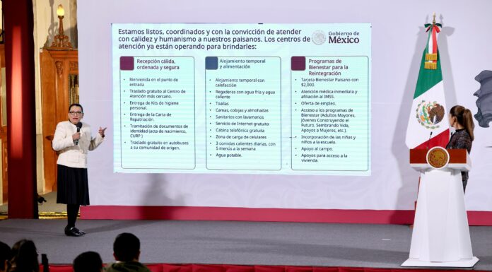 SE INSTALAN 10 CENTROS DE ATENCIÓN CON SERVICIOS Y APOYO PARA PERSONAS REPATRIADAS DE EU