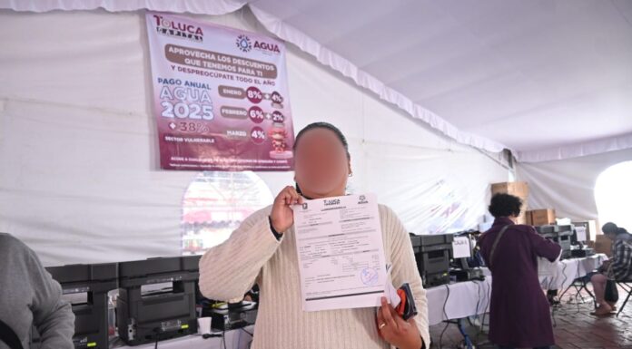 CONTINÚAN LOS DESCUENTOS EN EL PAGO DE AGUA 2025