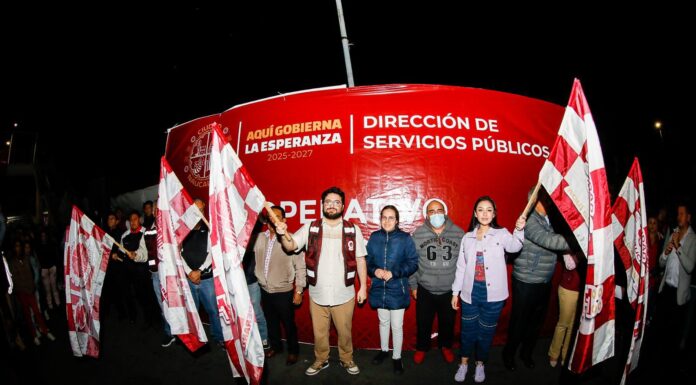 ISAAC MONTOYA DA BANDERAZO DE SALIDA AL OPERATIVO “TRANSFORMANDO MI ESPACIO”