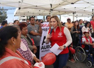 RECORRE ANA MUÑIZ OBRAS ACOMPAÑADAS DE BENEFICIADOS
