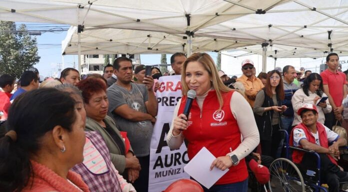 RECORRE ANA MUÑIZ OBRAS ACOMPAÑADAS DE BENEFICIADOS
