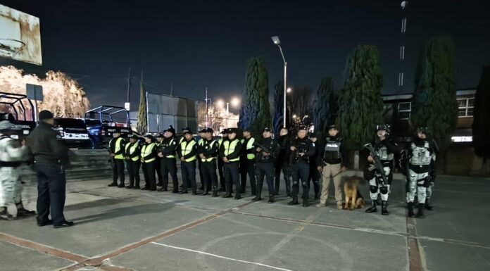 DESTACA METEPEC POR RESULTADOS DE LA POLICÍA EN ENERO