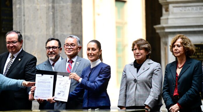 EN EL EDOMÉX NINGÚN JOVEN SE QUEDA SIN OPORTUNIDAD PARA ESTUDIAR; GOBERNADORA DELFINA GÓMEZ ÁLVAREZ FIRMA EL ACUERDO “BACHILLERATO NACIONAL PARA TODAS Y TODOS”
