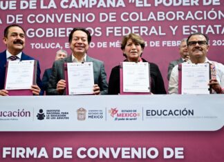 FIRMA SEP Y GOBIERNO DEL ESTADO DE MÉXICO CONVENIO DE COLABORACIÓN EN MATERIA DE ALFABETIZACIÓN