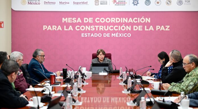 MESA DE COORDINACIÓN PARA LA CONSTRUCCIÓN DE LA PAZ RESPALDA “OPERACIÓN ATARRAYA” PARA COMBATIR DELITOS COMO HOMICIDIO, FEMINICIDIO, SECUESTRO Y NARCOMENUDEO EN EL EDOMÉX