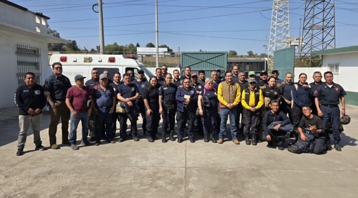 CAPACITAN A PERSONAL DE PROTECCIÓN CIVIL DE TLALNEPANTLA EN COMBATE DE INCENDIOS FORESTALES