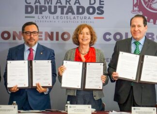 ATESTIGUA SECRETARIA DE CIENCIA FIRMA DE CONVENIO DE COLABORACIÓN ENTRE CÁMARA DE DIPUTADOS E IPN
