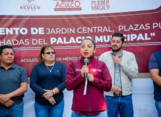 CON TRABAJO COMUNITARIO DIGNIFICAN LA MAGIA DE ACULCO