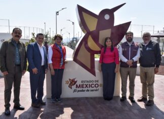 REHABILITA GOBERNADORA DELFINA GÓMEZ ÁLVAREZ LA UNIDAD DEPORTIVA SANTA INÉS EN NEXTLALPAN CON UNA INVERSIÓN DE 27 MDP