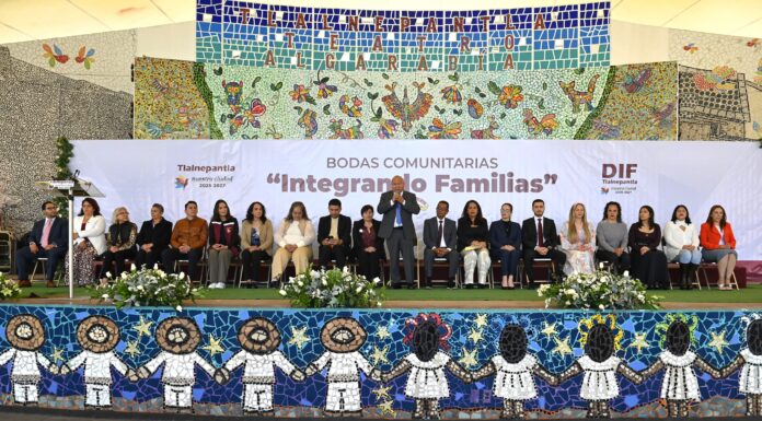 CELEBRA TLALNEPANTLA DÍA DEL AMOR Y LA AMISTAD CON 46 BODAS COMUNITARIAS