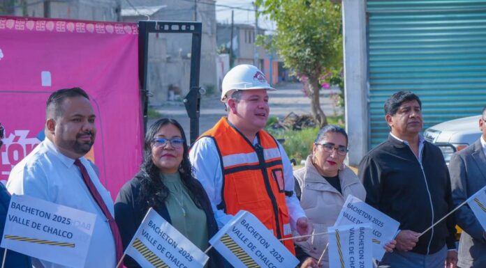 ANUNCIA ALCALDE INICIO DE TRABAJOS PARA ERRADICAR BACHES EN VALLE DE CHALCO