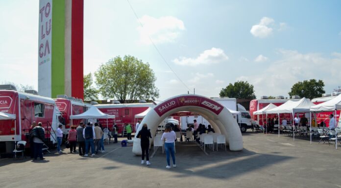 LLEGA CARAVANA DE SALUD POR EL BIENESTAR A TOLUCA CON SERVICIOS MÉDICOS GRATUITOS