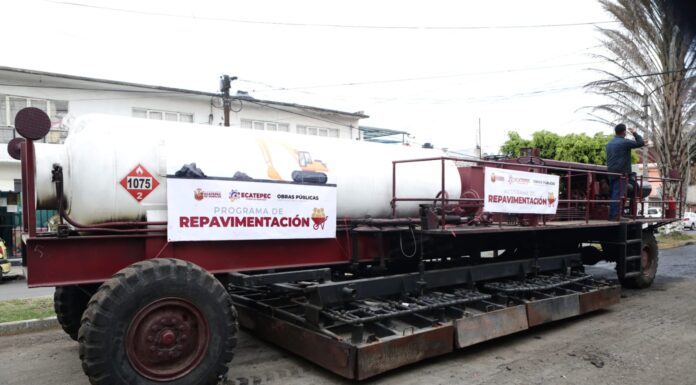 INICIA ECATEPEC PROGRAMA DE REJUVENECIMIENTO DE CALLES