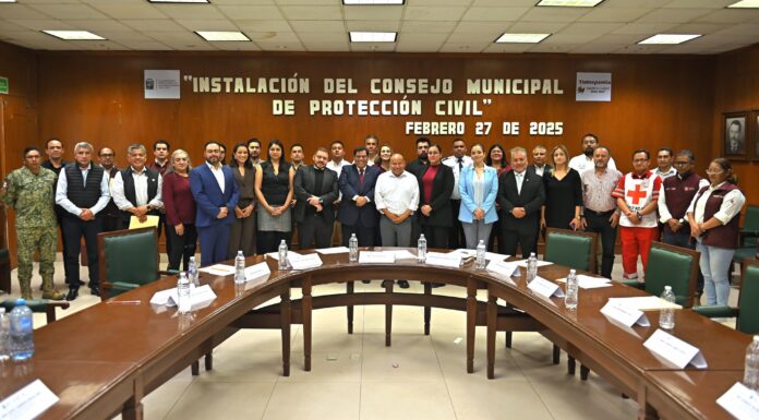 INSTALAN COMITÉ MUNICIPAL DE PROTECCIÓN CIVIL 2025 – 2027 EN TLALNEPANTLA