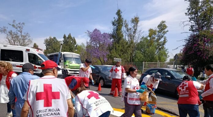 Cruz Roja Mexicana reduce accidentes viales en zonas escolares con acciones de prevención